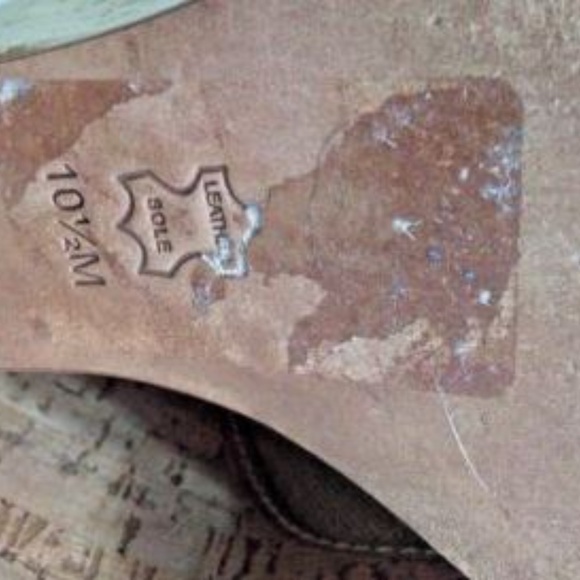 Tory Burch Beige Tan Orange Sole Cap Toe  10.5 - Picture 7 of 8